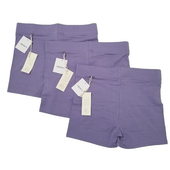 Forever 21 Pants - NWT FOREVER 21 Organically Grown Cotton Shorts Size Large 3 Pack Color Dusk